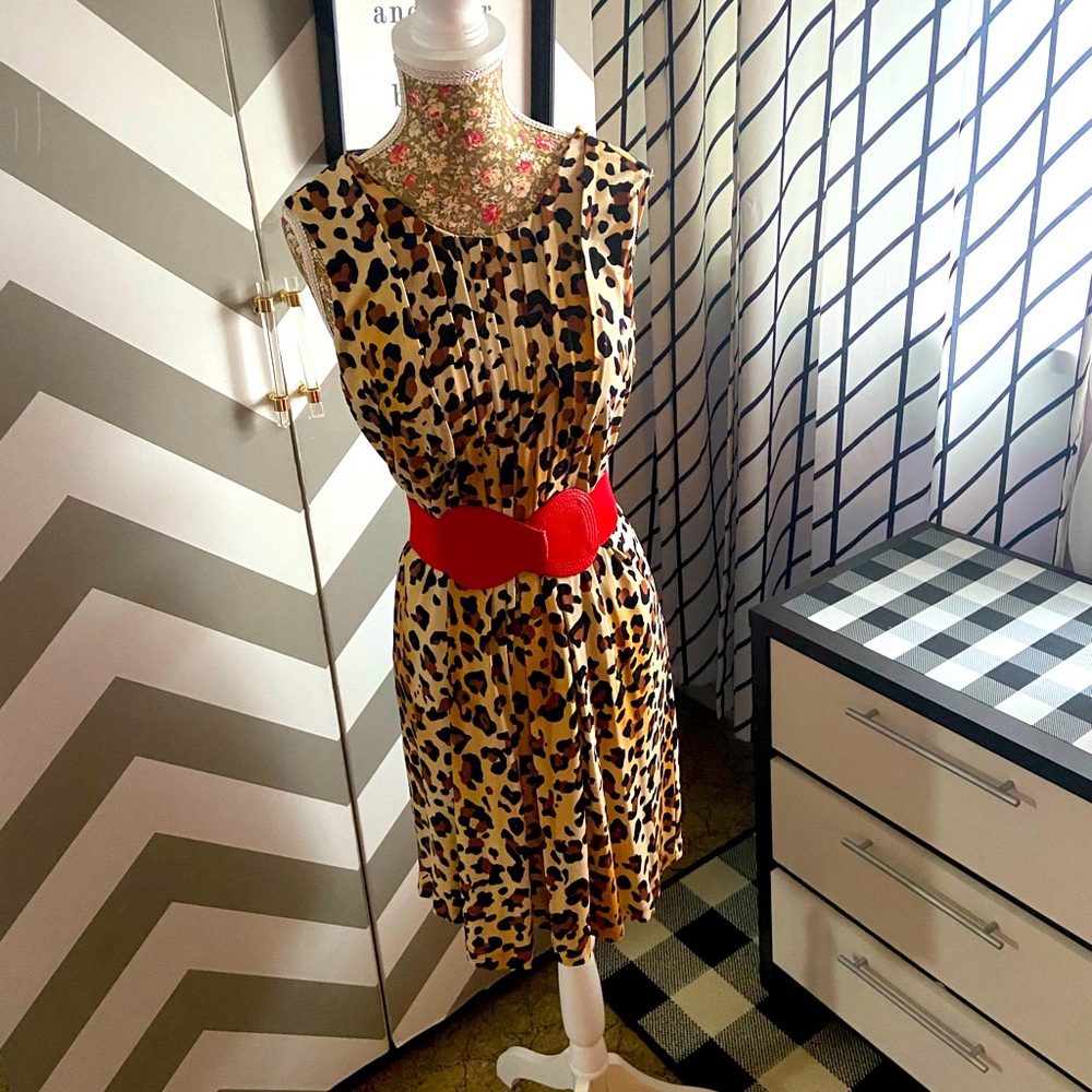 Cute Calvin Klein animal print dress